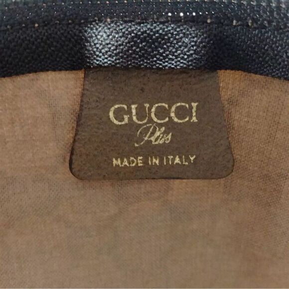 Gucci Plus Vintage Large Tote Bag Brown GG Monogram Web Stripe with COA - Picture 6 of 7